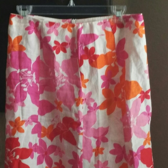 United Color of Benetton Floral Skirt Sz 4/IT 40 - Picture 4 of 6
